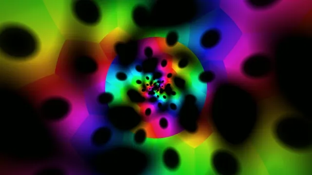 Colorful spiral pattern in abstract design with bright shades