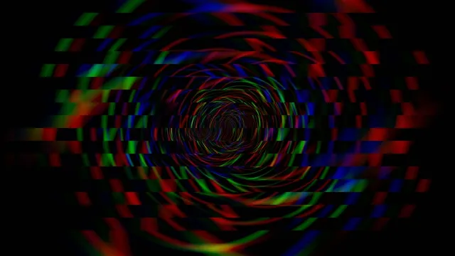 Colorful Spiral Vortex Motion Graphics 4K