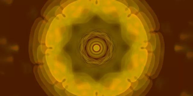 კონცენტრული Circle ნეონი ტუნელი | 2:1 Univisium | 60fps VJLoops Screensaver