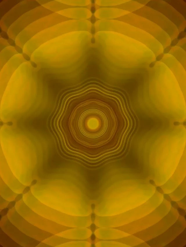 Koncentrický Kruh Neon Tunel 3:4 iPad Portét 60fps Šetrič Obrazovky VJLoops