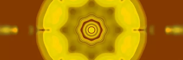 Twnnel Neon Concentric Mandala 3:1 Triple Wide 60fps VJ Loop Screensaver