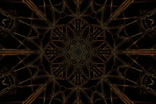 Vask Neon Tunnel Fraktaal Ekraanisäästja 3:2 Surface 60fps VJ Loop