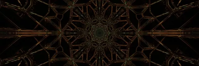 Vario Neon Tunelis Mandala Ekrano Užsklanda 3:1 Triple Wide 60fps VJ Loop