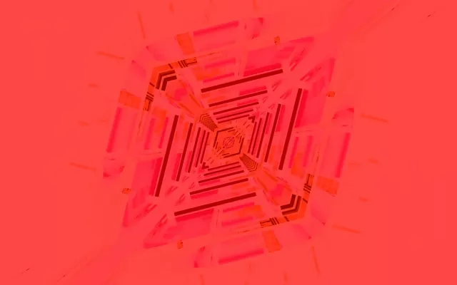 Neon Tunnel Red Spiral Diamond Vortex Vj Loop 16:10 MacBook 60fps Screensaver