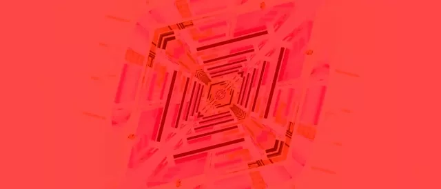 Neon Tunnel Red Diamond Vortex Vj Loop 21:9 Ultrawide 60fps Screensaver