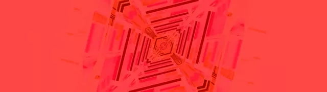 Neon Tunnel Red Diamond Vortex VJ Loop 32:9 Super Ultrawide 60fps Screensaver