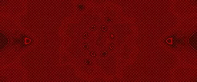 Red Dot Matrix Neon Tunnel Vj Loop 2.39:1 Cinemascope 60fps Screensaver