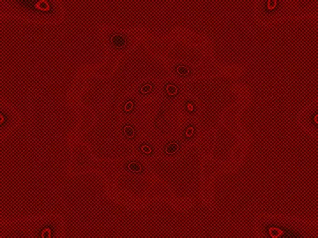 Neon Tunel Gorri Xakemate Sareta Vj Loop 4:3 Klasikoa 60fps Pantaila-babeslea