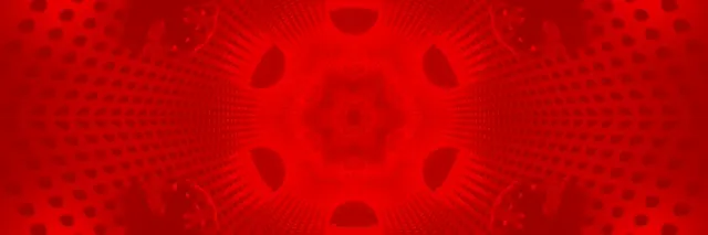 Túnel de Neó Vermell Cor Calidoscopi Bucle Vj 3:1 Triple Ample 60fps Protector de Pantalla