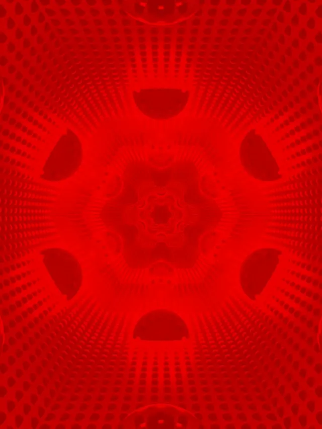 Crvena Zvezda Bljesak Neon Tunel VJ Loop 3:4 iPad Portrait 60fps Screensaver