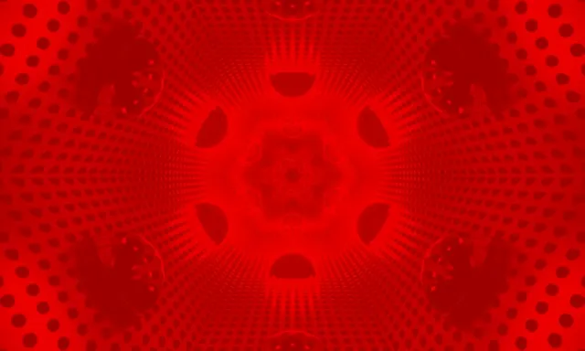 Kırmızı Neon Tünel Heksagon Izgar VJ Loop 5:3 Geniş 60fps Ekran Koruyucu