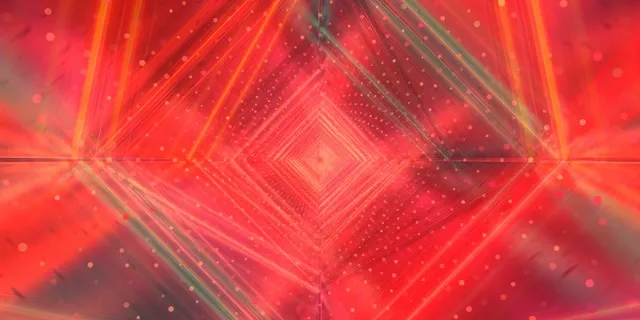Pulsating Diamond Neon Tunnel VJ Loop 2:1 Univisium 60fps Screensaver