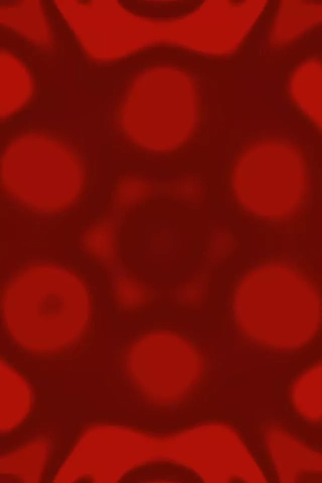 Red Neon Tunnel Pulsating Circles 2:3 Portrait 60fps VJ Loop Screensaver