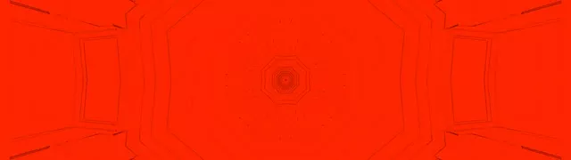 Red Neon Tunnel Octagon Vortex 32:9 Ultrawide 60fps VJ Loop Screensaver