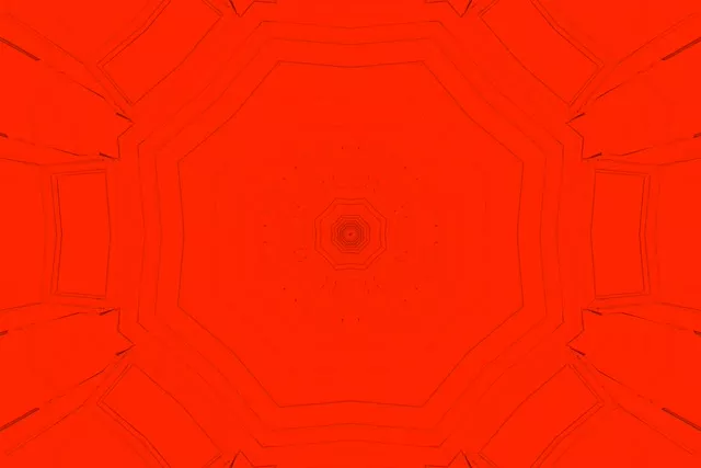 Neon Tunnel Pulsating Octagon Vortex 3:2 Surface 60fps Screensaver VJ Loop