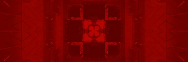 Red Neon Tunnel Pulsating Square Vortex 3:1 Ultrawide 60fps VJLoops Screensaver