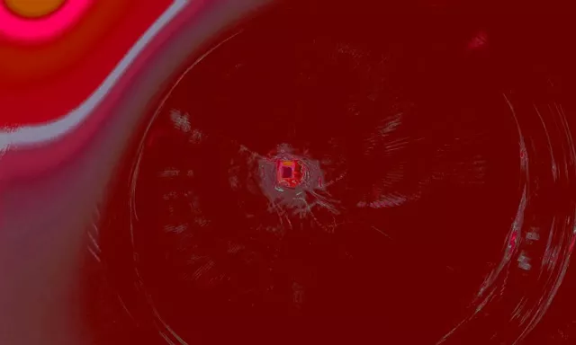 深红霓虹隧道漩涡屏保 5:3 宽屏 60fps Vj Loop