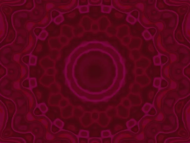 Magenta Rippling Mandala Neon Tunnel VJ Loop 4:3 Classic 60fps Screensaver