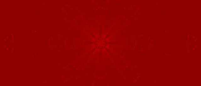 Neon Tunnel Red Mandala Snowflake Vj Loop 21:9 Ultrawide 60fps Screensaver