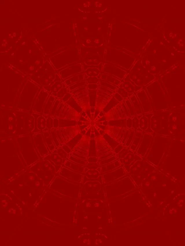 Crveni Neon Tunel Kaleidoskop VJ Loop 3:4 iPad Portrait 60fps Screensaver