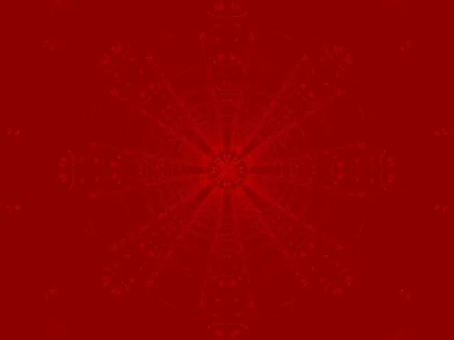 Neon Tunnel Rotes Mandala Burst VJ Loop 4:3 Classic 60fps Screensaver