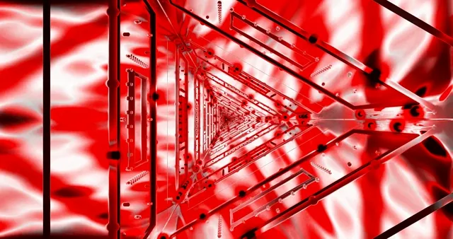 ক্রিমসন ট্রায়াঙ্গেল টানেল স্ক্রিনসেভার 4K UHD 60fps লাইভ ওয়ালপেপার