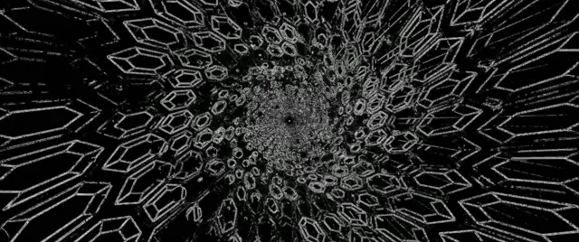 Túnel Neon Cristal Protetor de Tela 60fps 2.39:1 Cinemascope VJ Loop PC Laptop