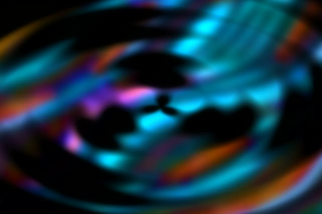Cyan Blue Neon Tunnel VJ Loop 3:2 Surface 60fps Screensaver Motion Background