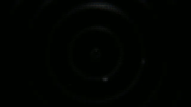 Dark abstract 4K motion background with geometric pixel patterns