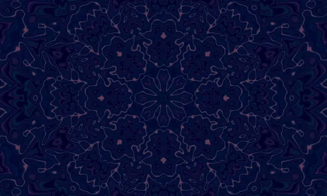 네온 터널 만다라 다크 블루 만화경 VJLoops 5:3 와이드 60fps 화면보호기