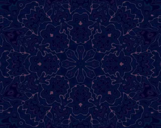 Neon Tunnel Blaues Mandala Vj Loop 5:4 Industrial 60fps Bildschirmschoner