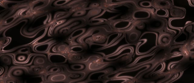 Dark Brown Liquid Neon Tunnel VJ Loop 21:9 Ultrawide 60fps Screensaver Motion