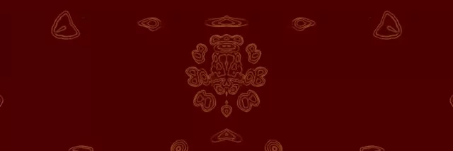 Neon Tunnel Red Mandala Kaleidoscope Vj Loop 3:1 Triple Wide 60fps Screensaver