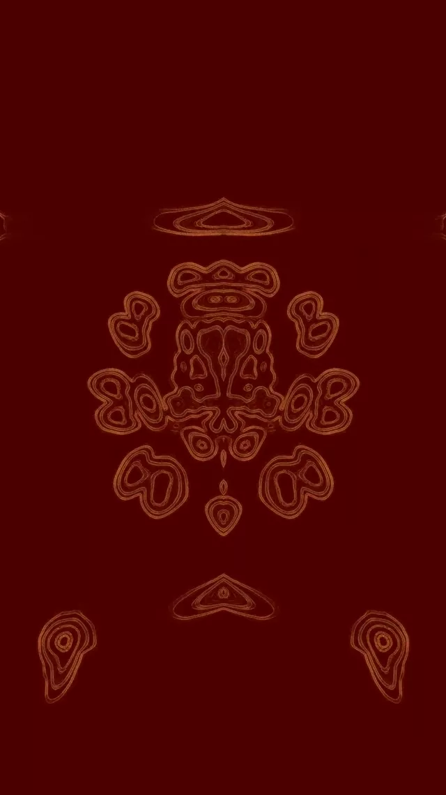 Neon Tunnel Crimson Mandala Vj Loop 9:16 Reels 60fps Screensaver