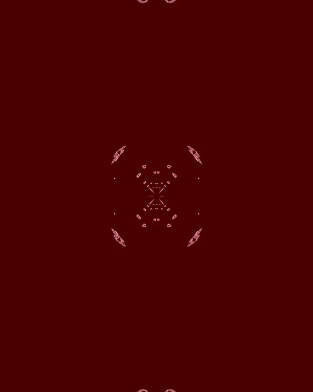 深紅ネオン万華鏡トンネル、対称幾何模様、放射光線、抽象深赤色VJループモーション背景、4K 60fps