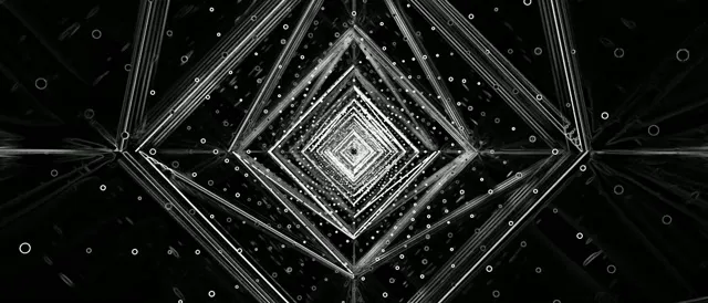 Neon Tunnel Spiraling Diamond Vortex Vj Loop 21:9 Ultrawide 60fps Screensaver