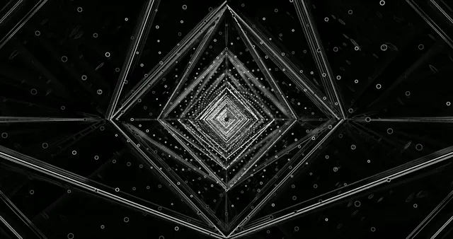 Penyelamat Skrin Terowong Berlian Gelap 4K UHD 60fps Kertas Dinding Hidup