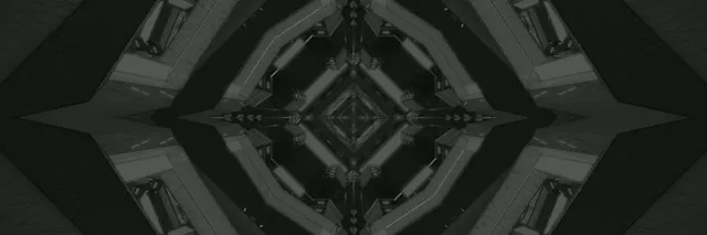 Túnel de Neó Diamant Fosc Caleidoscopi 3:1 Triple Ample 60fps Protector de Pantalla VJ Loop