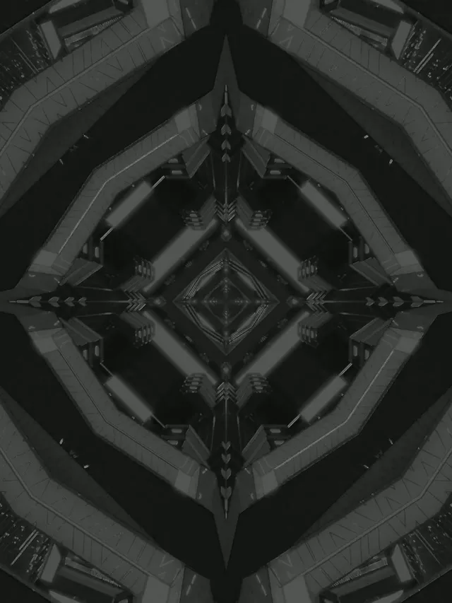 Neon Tunel Tamni Dijamant Kaleidoskop VJLoops 3:4 iPad Portrait 60fps Čuvar ekrana