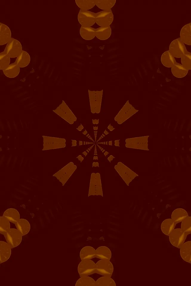 Neon-tunneli Fraktaali Pretzel Kaleidoskooppi 2:3 Portrait 60fps Näytönsäästäjä VJ Loop