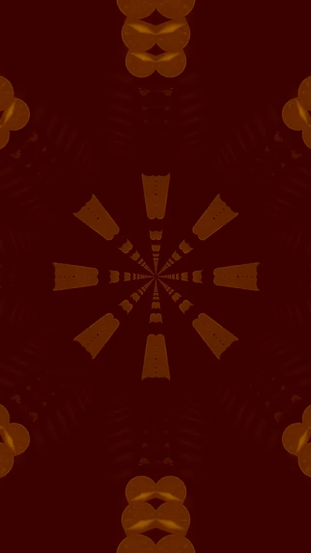 Neon Tunnel Fractal Kaleidoscope 9:16 Reels 60fps Screensaver Vj Loop