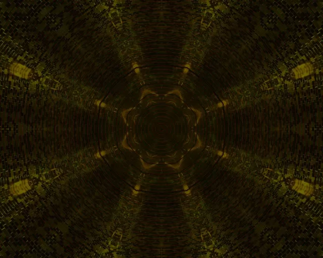 Túnel Neón Vórtice Hex Mosaico VJ Loop 5:4 Industrial 60fps Protector de Pantalla