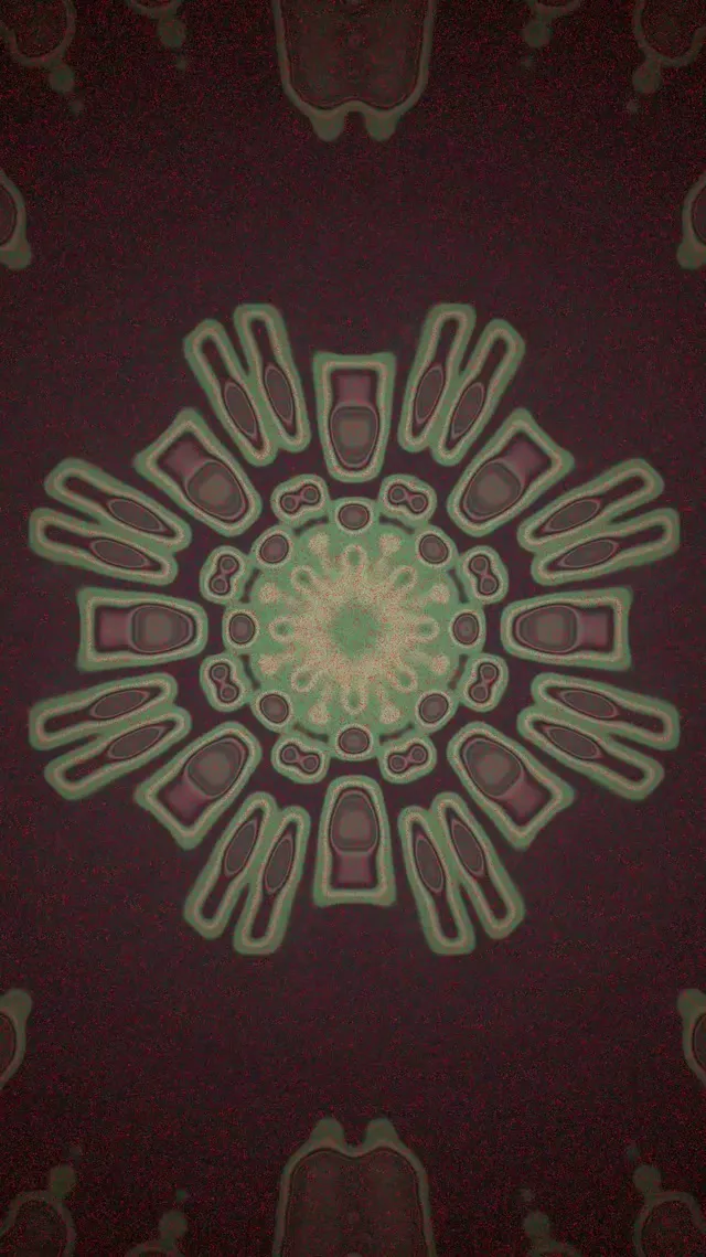 Neon Tunel Mandala Eksplozija VJ Loop 9:16 Reels 60fps Čuvar Ekrana
