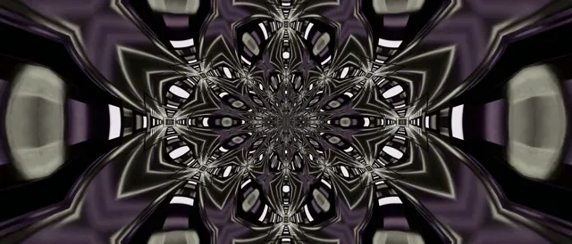 Fractal Mandala Neon Tunnel Vj Loop 21:9 Ultrawide 60fps Screensaver