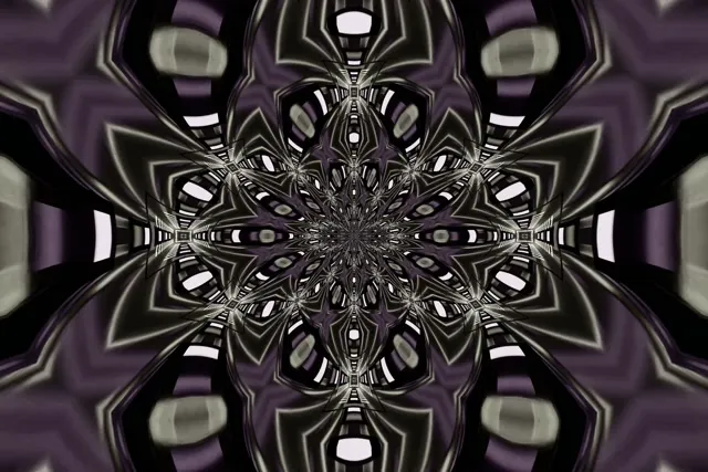 VjLoops Tunel Neon Caleidoscop Mandala 3:2 surface 60fps screensaver