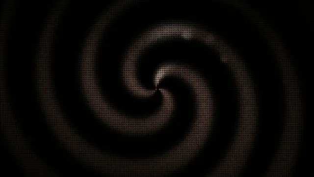 Dark metallic spiral motion loop 4K UHD widescreen background