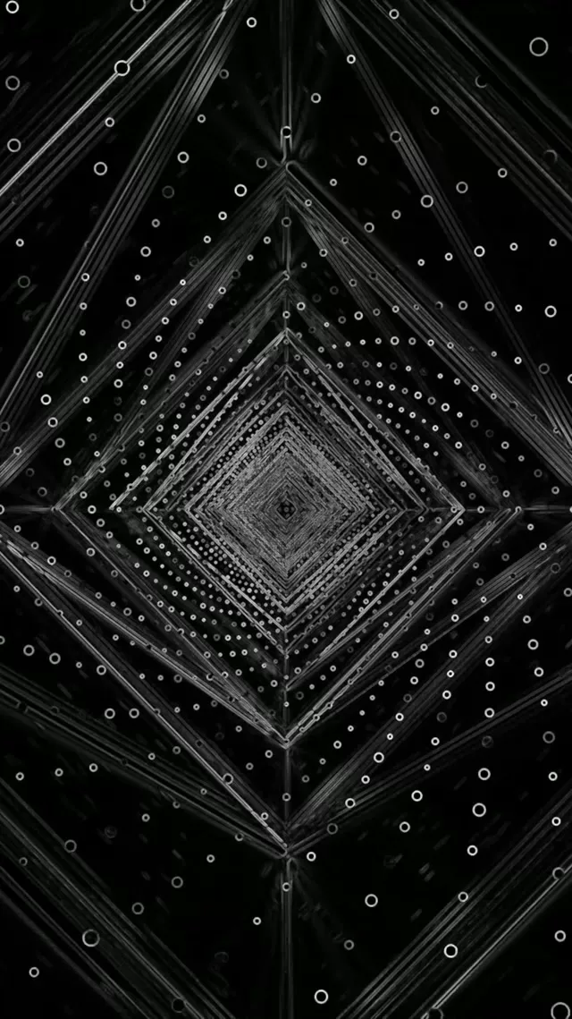 Túnel Neón Escuro Loop 60fps 9:16 Reels Protector de Pantalla PC VJLoops