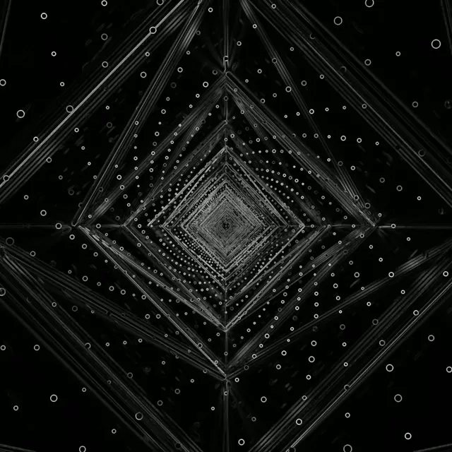 Dark Neon Tunnel screensaver 1:1 square 60fps Vj loop screensaver windows 11