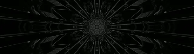 Neon Tunnel Fraktal Stjerne Eksplosion VJ Loop 32:9 Super Ultrawide 60fps Pauseskærm