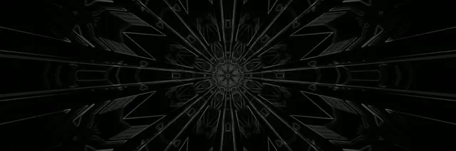 Neon Tunnel Mørk Radial Eksplosion VJ Loop 3:1 Triple Wide 60fps Pauseskærm